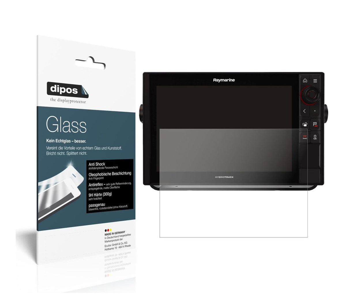 9H Matte Screen Protector for Raymarine Axiom Pro 16 – Anti-Glare, Shatterproof | dipos