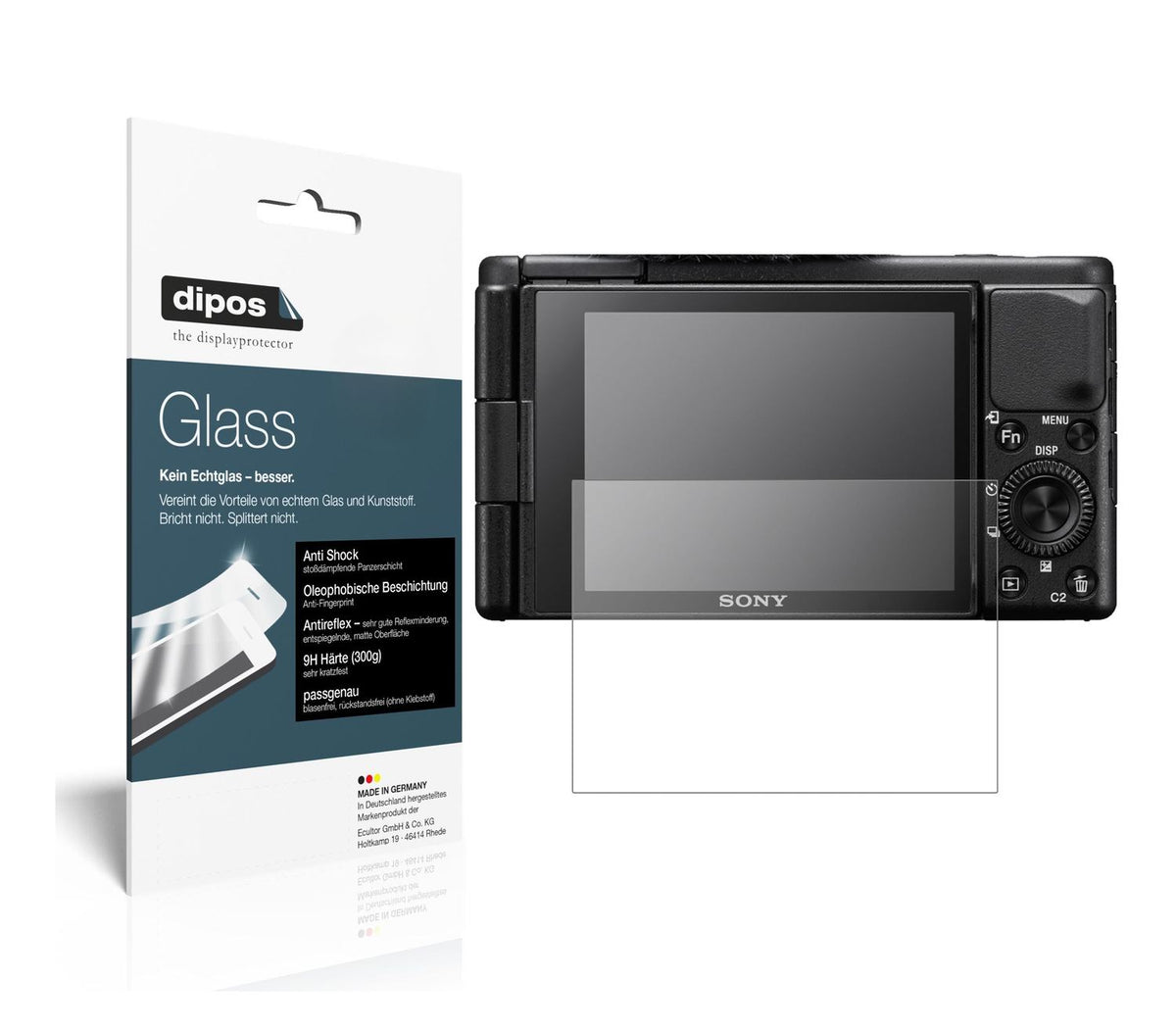 Screen Protector for Sony ZV-1 matte Flexible Glass 9H dipos