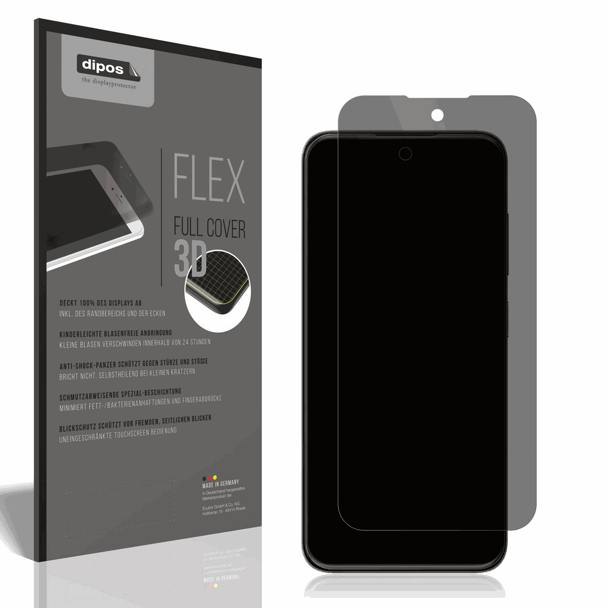 Full Cover Privacy Film for ZTE Blade V70 Vita Screen Protector Anti-Shock