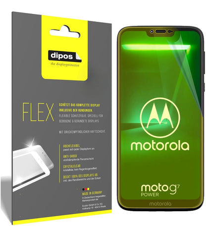 2x Screen Protector Motorola Moto G7 Power Protective Film covers 100% dipos