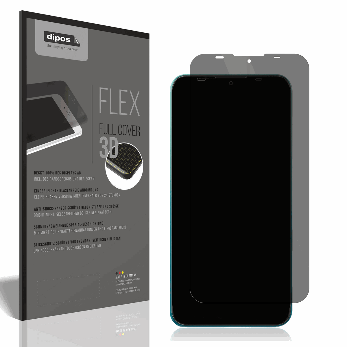 Full Cover Privacy Film for Mobicel Legend Pro Screen Protector Anti-Shock
