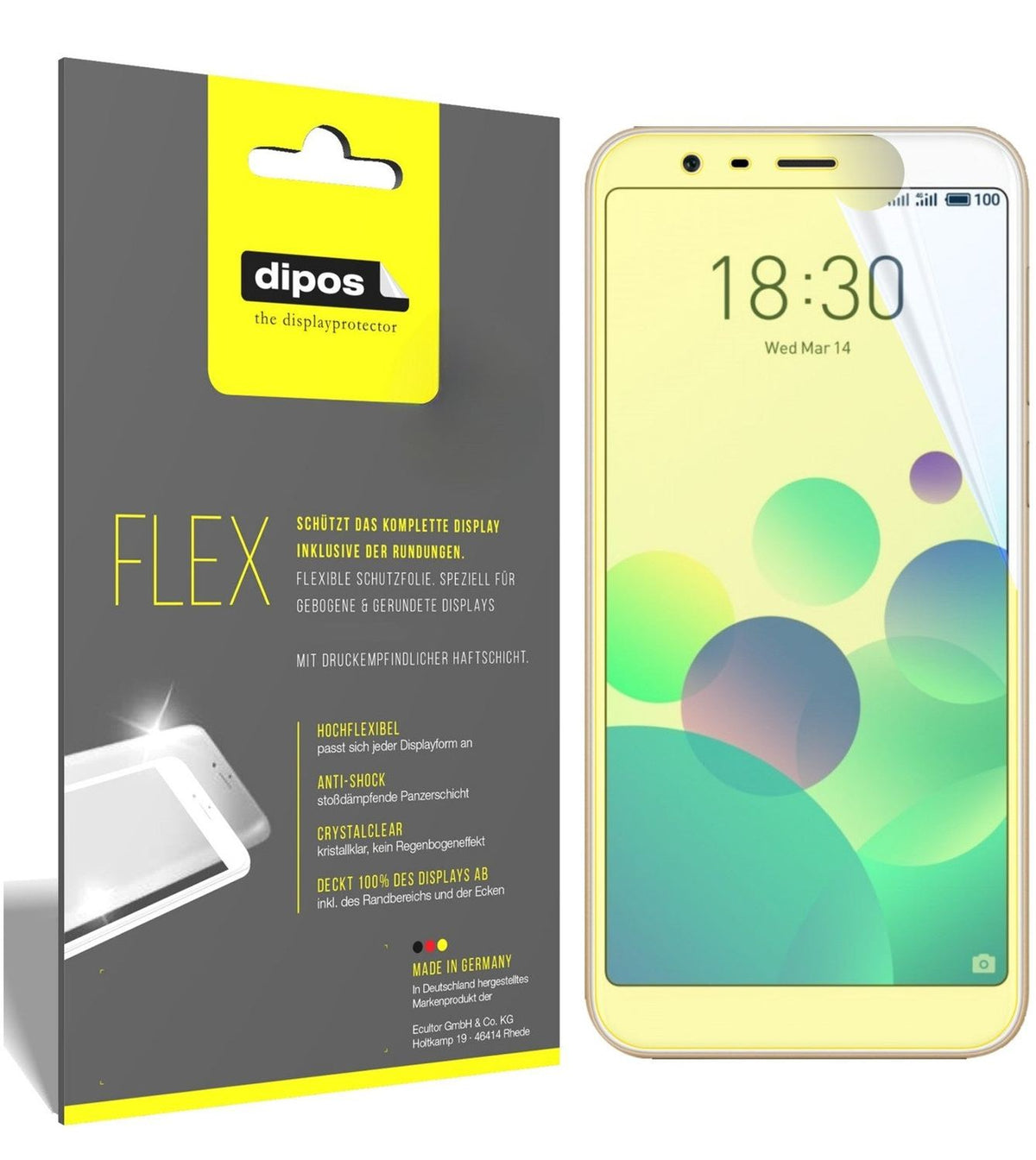 2x 3D Full Cover Screen Protector for Meizu M8C