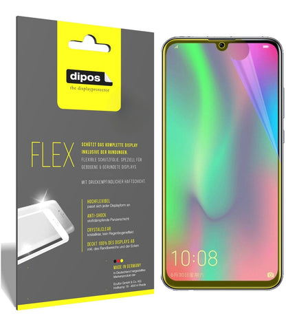 2x Screen Protector for Honor 10 Lite Protective Film covers 100% dipos Flex