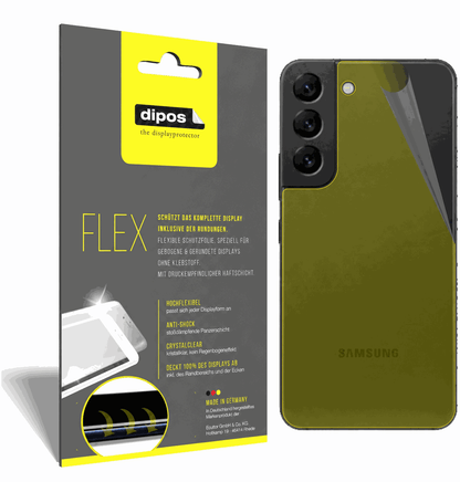2x Screen Protector for Samsung Galaxy S22 Plus back Protective Film covers 100%
