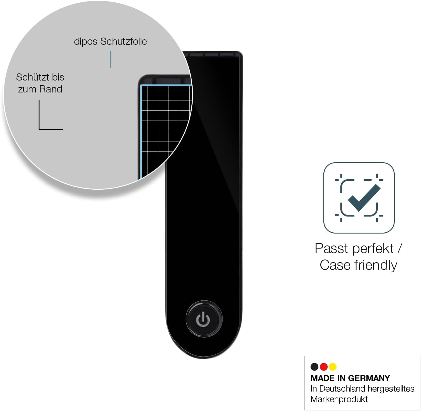 2x 9H Schutzfolie für Xiaomi Scooter 5 Max Panzerfolie