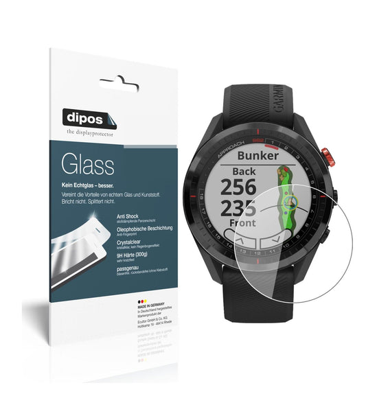 2x 9H Clear Screen Protector for Garmin Approach S62 – Shatterproof, Crystal Clear | dipos