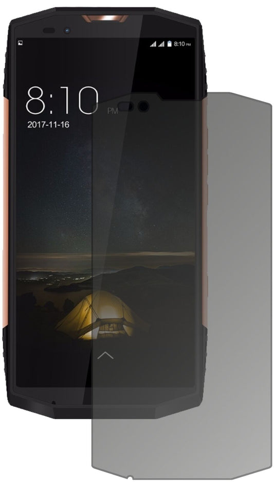 Blickschutzfolie von dipos passend für Blackview BV9000 Pro, präziser Zuschnitt und blasenfrei montiert