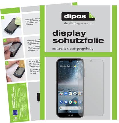 5x Schutzfolie matt für Nokia 46057 Display-Schutzfolie