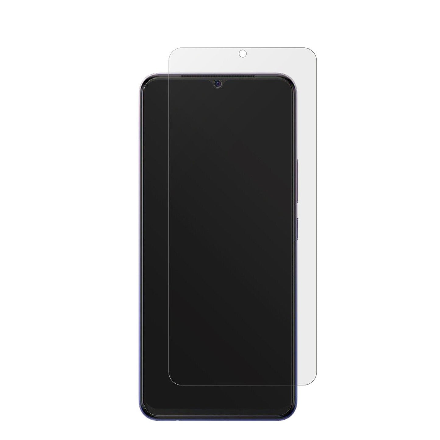 VivoV20 mit aufgebrachter dipos Displayschutzfolie, die lästige Fingerabdrücke minimiert