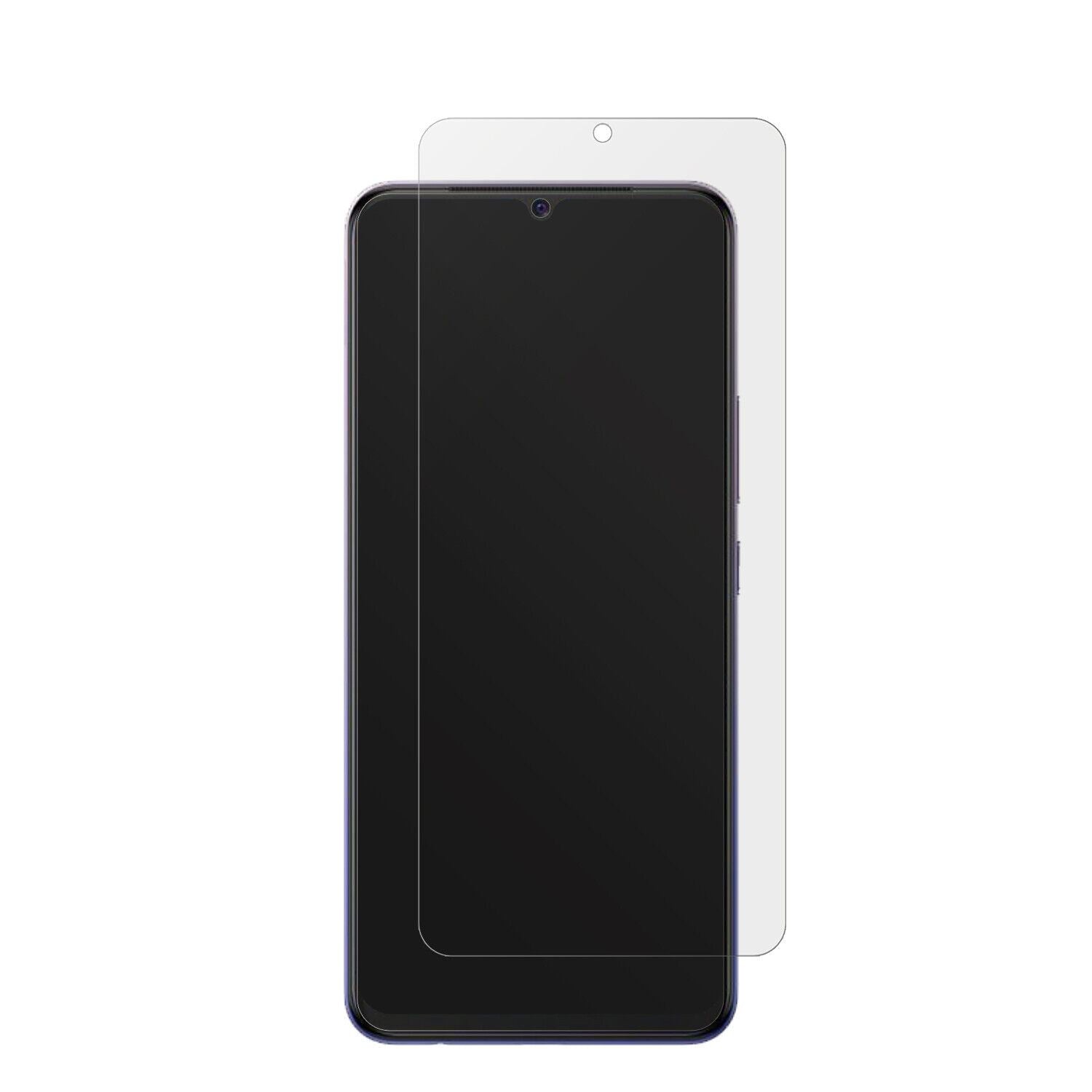 VivoV20 mit aufgebrachter dipos Displayschutzfolie, die lästige Fingerabdrücke minimiert