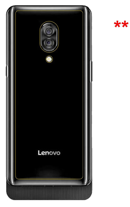 5x Schutzfolie matt für Lenovo Z5 Pro GT Rückseite Display-Schutzfolie