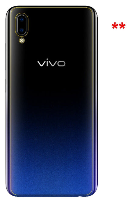 5x Schutzfolie matt für Vivo Y93 Rückseite Display-Schutzfolie