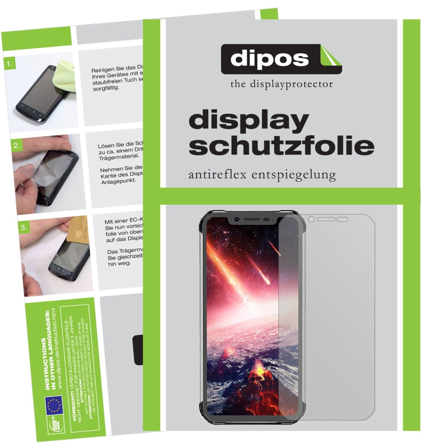 5x Schutzfolie matt für Blackview BV9600 Pro Display-Schutzfolie