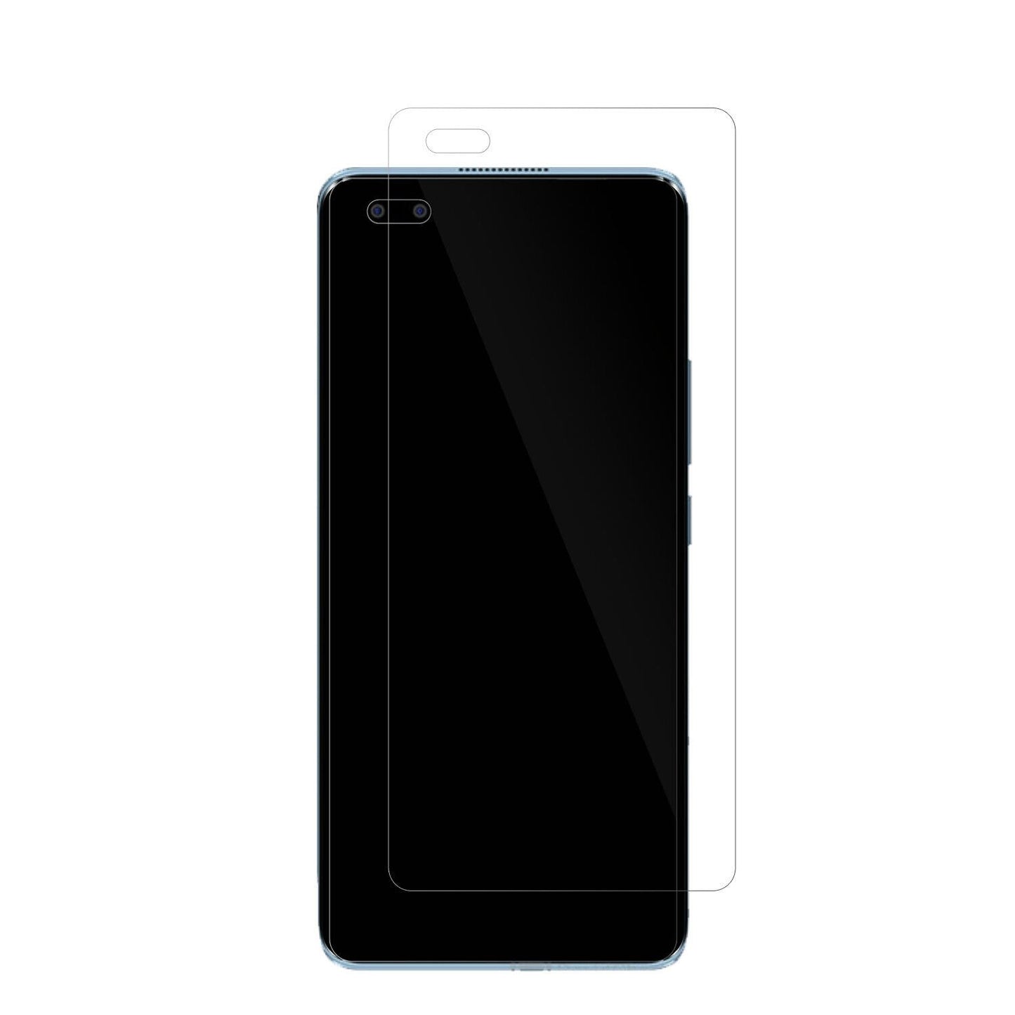 BLUBold N2 mit aufgebrachter dipos Displayschutzfolie, glasklare Darstellung ohne Einschränkungen