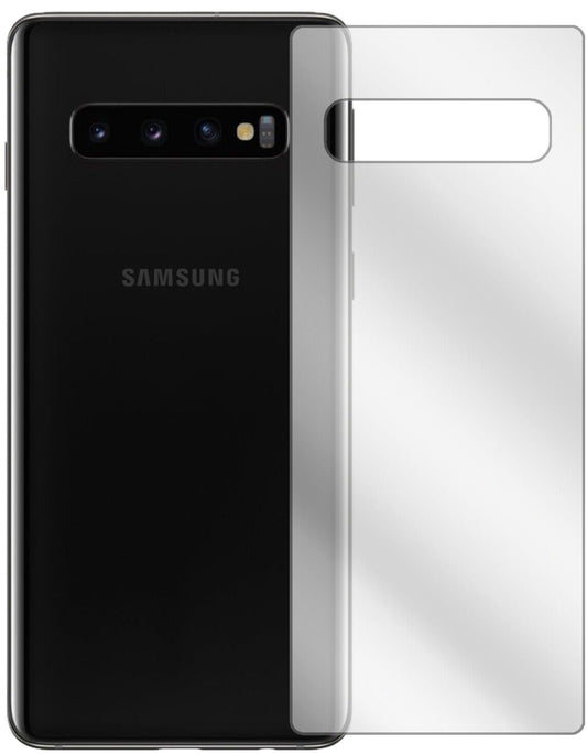1x Schutzfolie klar für Samsung Galaxy S10 Plus Rückseite Display-Schutzfolie