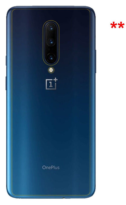 5x Schutzfolie matt für OnePlus 7 Pro Rückseite Display-Schutzfolie