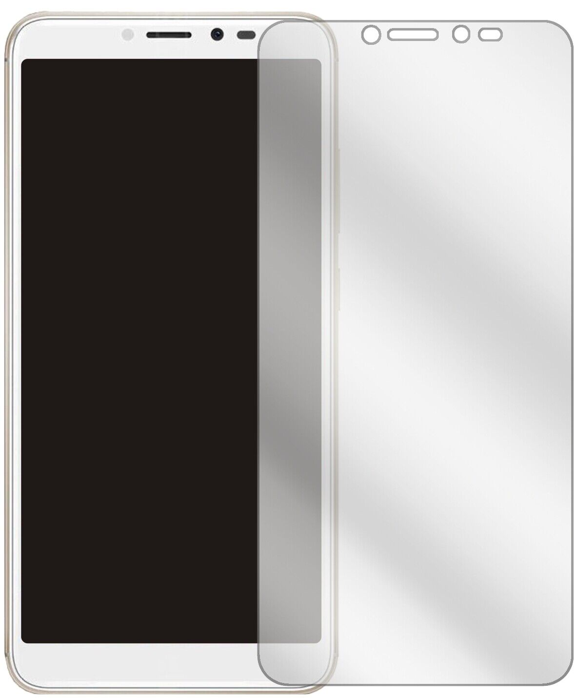 5x Schutzfolie klar für Wiko Sunny 4 Plus Display-Schutzfolie