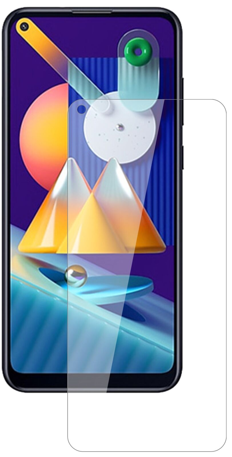1x 9H Schutzfolie für Samsung Galaxy M11 Panzerfolie