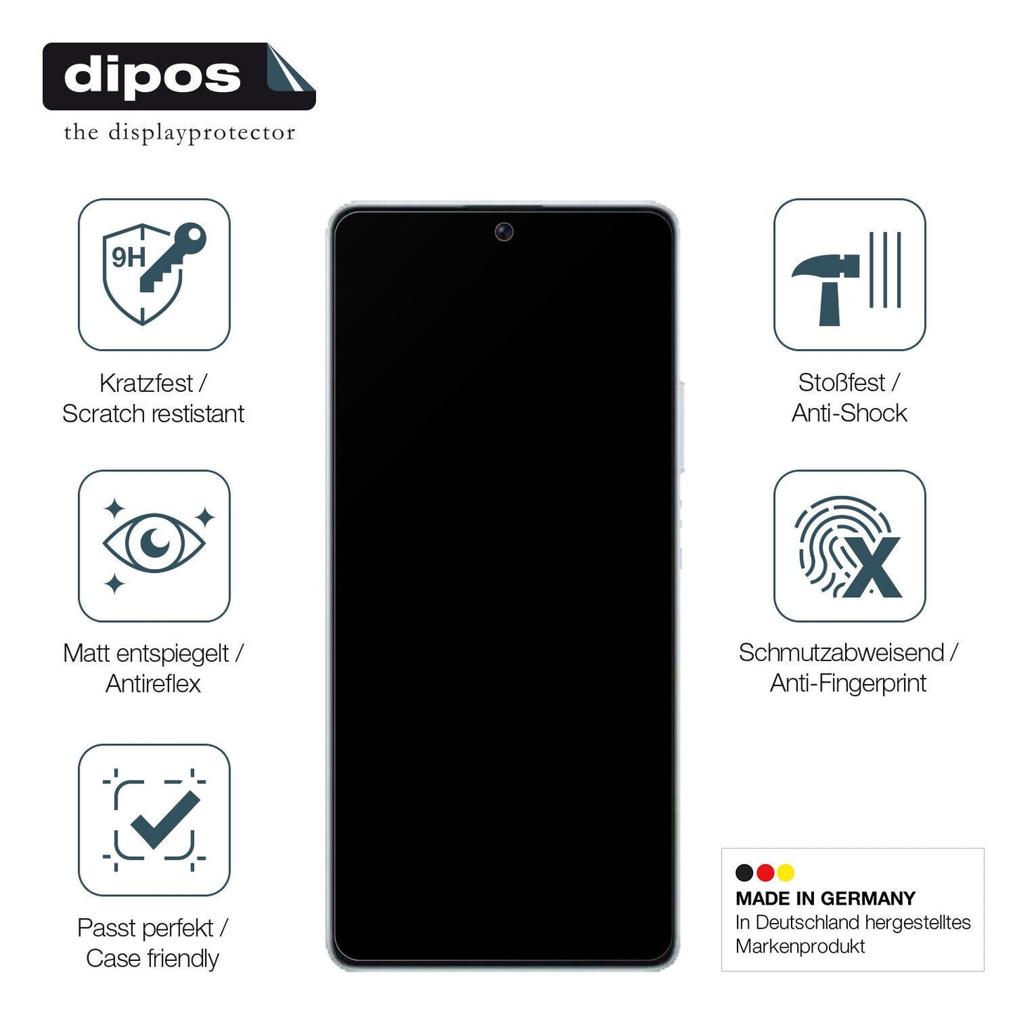 Screen Protector for Xiaomi Poco F5 matte Flexible Glass 9H dipos