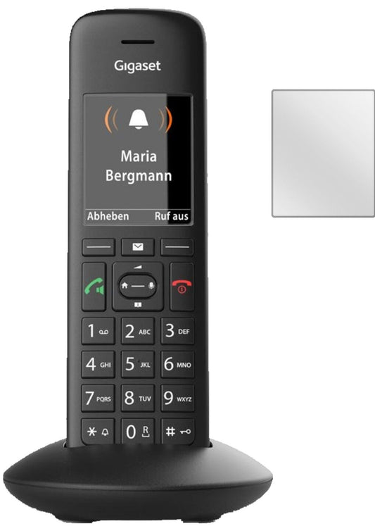 Klare Displayschutzfolie von dipos passend für Gigaset C570HX, präziser Zuschnitt und blasenfrei montiert