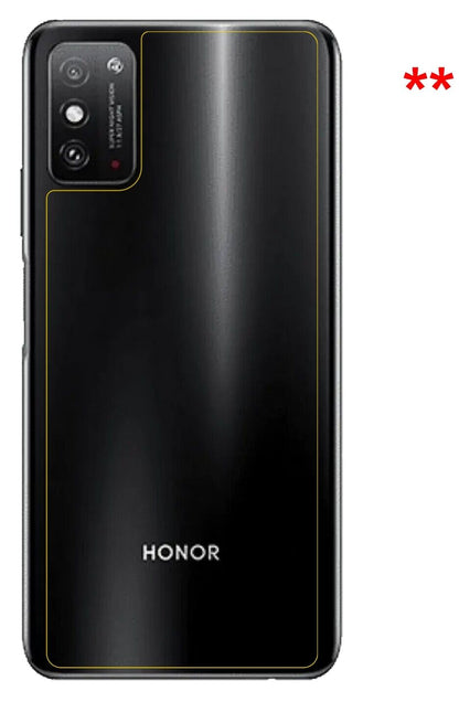 1x Schutzfolie klar für Honor X10 Max 5G Rückseite Display-Schutzfolie