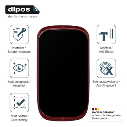 1x 9H Schutzfolie matt für Coolpad 8020 Panzerfolie
