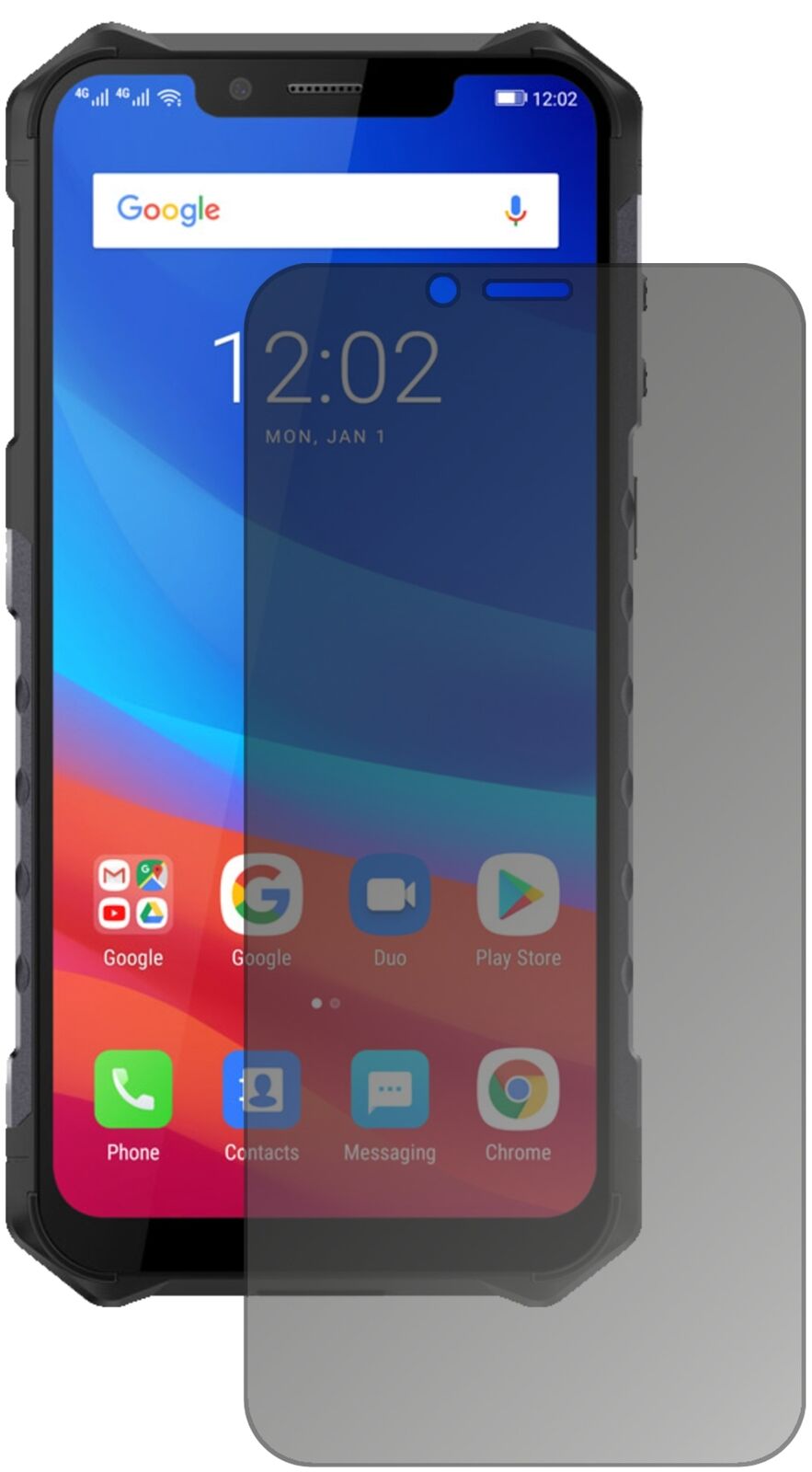 Blickschutzfolie für Ulefone Armor 6 matt Schutzfolie Privacy