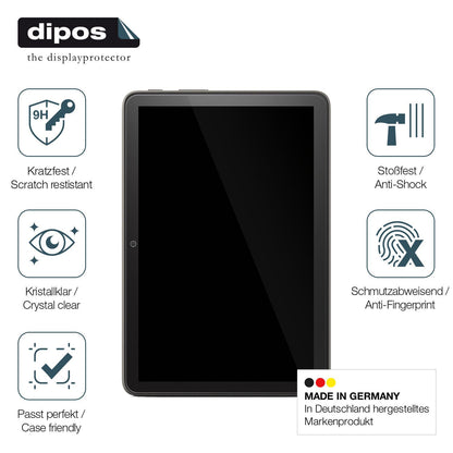 Screen Protector for Amazon Fire HD 8 Kids Pro (2022) Flexible Glass 9H dipos