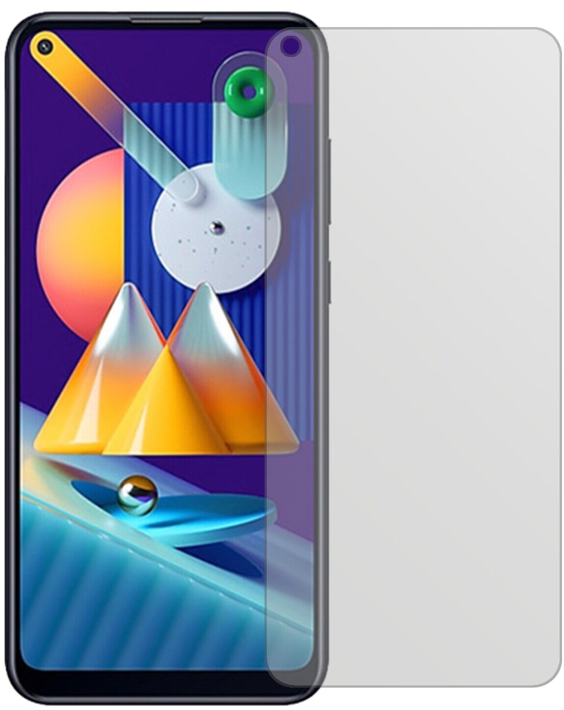 5x Schutzfolie matt für Samsung Galaxy M11 Display-Schutzfolie