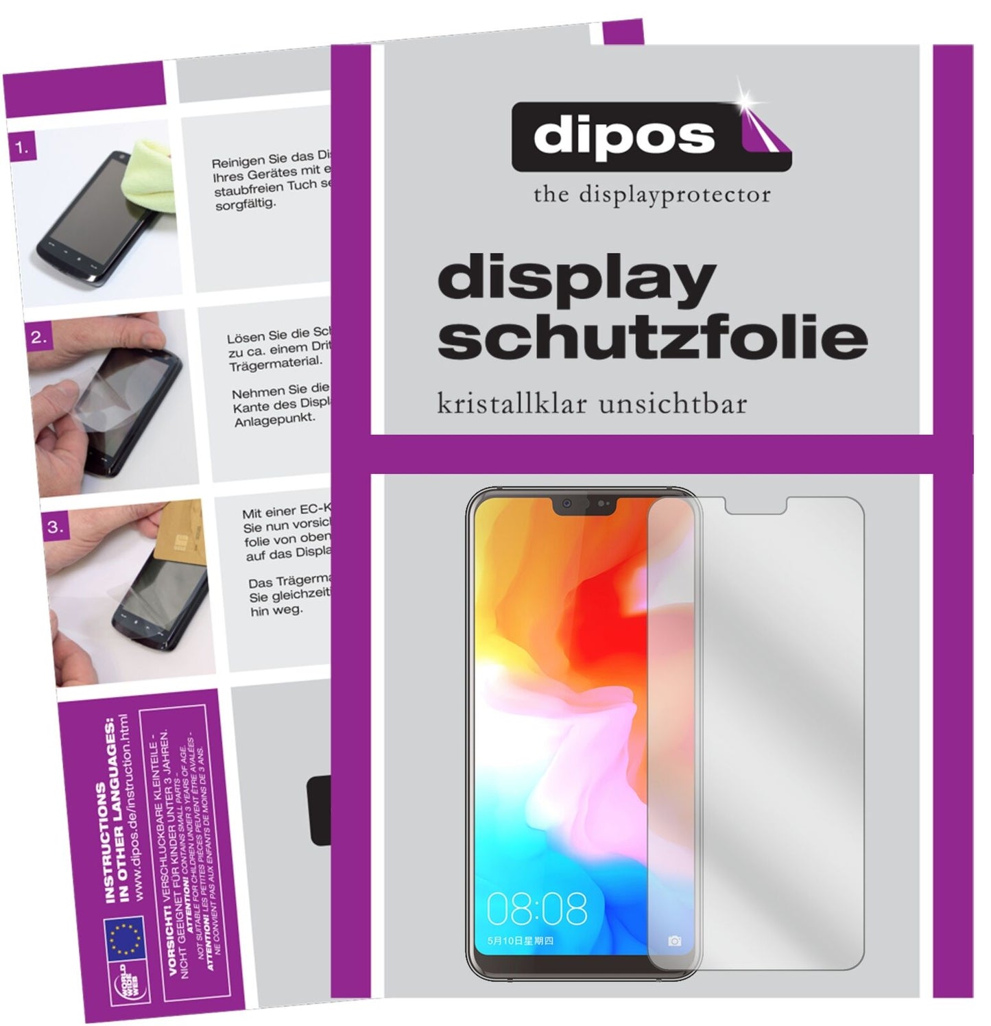 1x Schutzfolie klar für Ulefone T2 Display-Schutzfolie