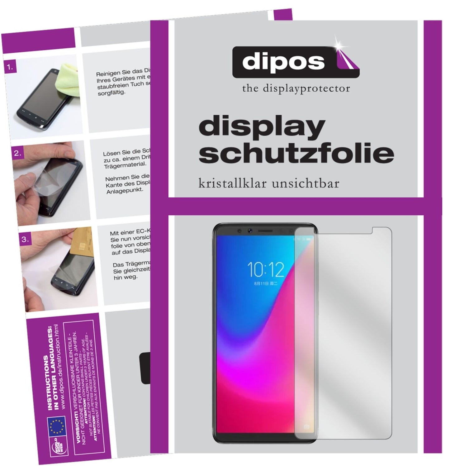 1x Schutzfolie klar für Lenovo K5 Pro Display-Schutzfolie