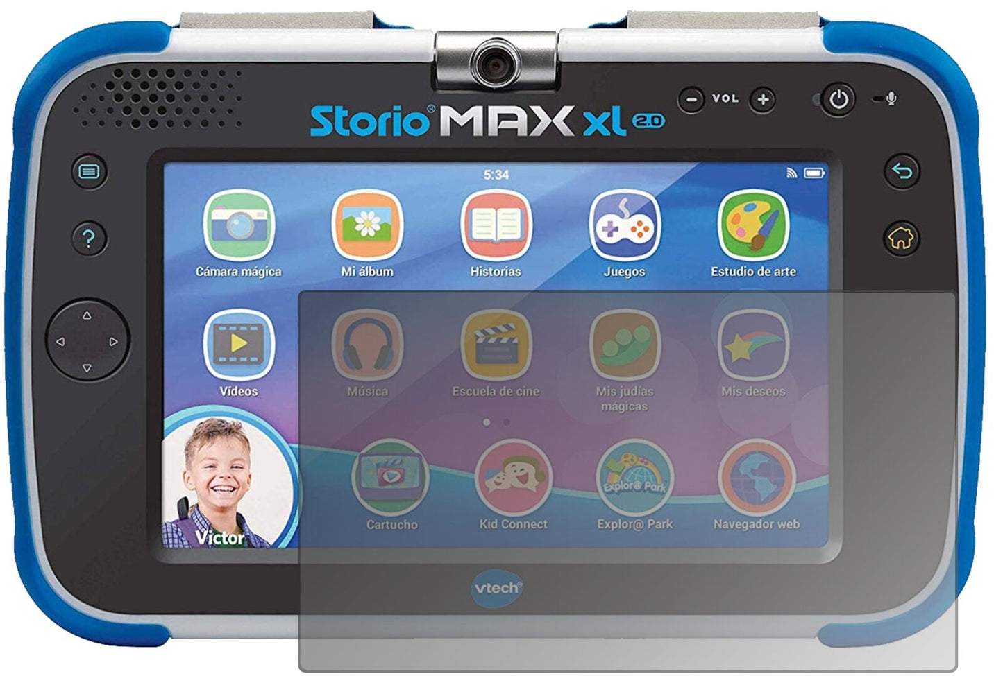 Blickschutzfolie für Vtech Storio Max XL 2.0 matt Schutzfolie Privacy