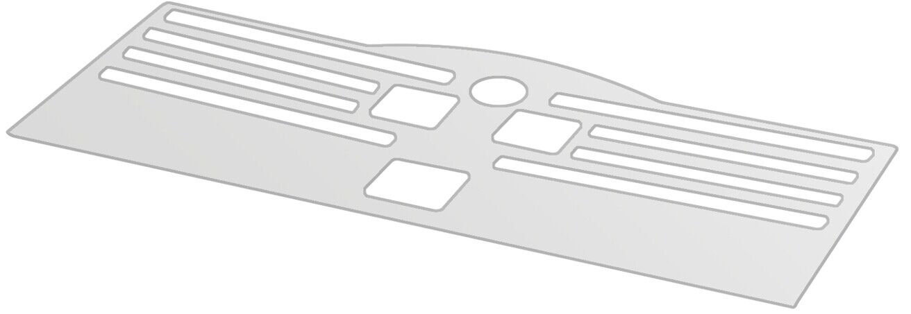 dipos Displayschutz für Philips EP5334/10 Tropfblech, mattierte Oberfläche, geringe Dicke und perfekte Passform