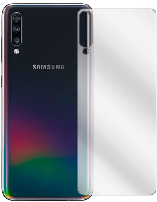 1x Schutzfolie klar für Samsung Galaxy A70 Rückseite Display-Schutzfolie