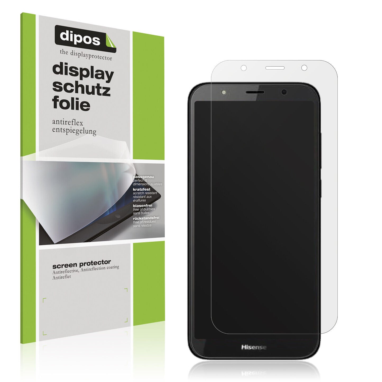 5x Schutzfolie matt für Hisense E20s Display-Schutzfolie