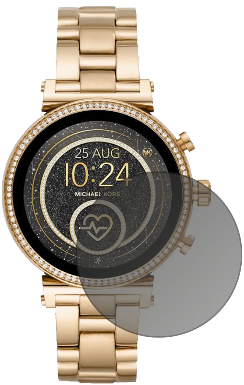 1x I Screen Protector Michael Kors Sofie 2.0 Smartwatch Privacy Filter 4-Way