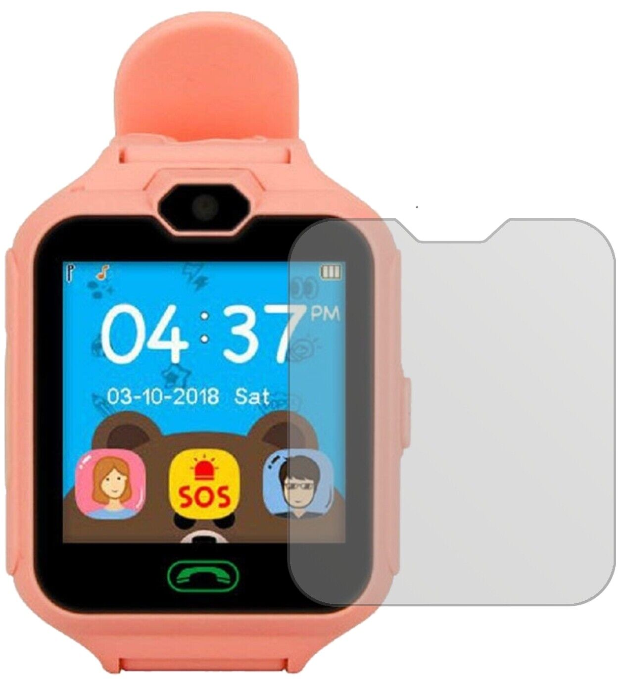 Matte Displayschutzfolie von dipos passend für Hangang Smart MT-6261, präziser Zuschnitt und blasenfrei montiert