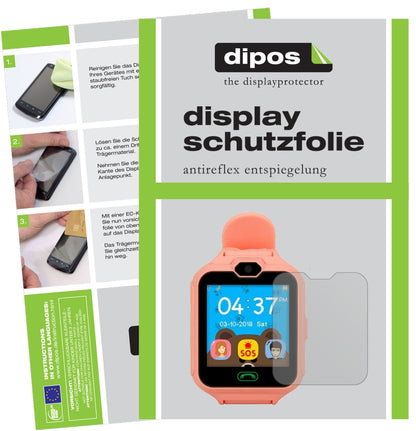 HangangSmart MT-6261 mit aufgebrachter dipos Displayschutzfolie, die lästige Fingerabdrücke minimiert