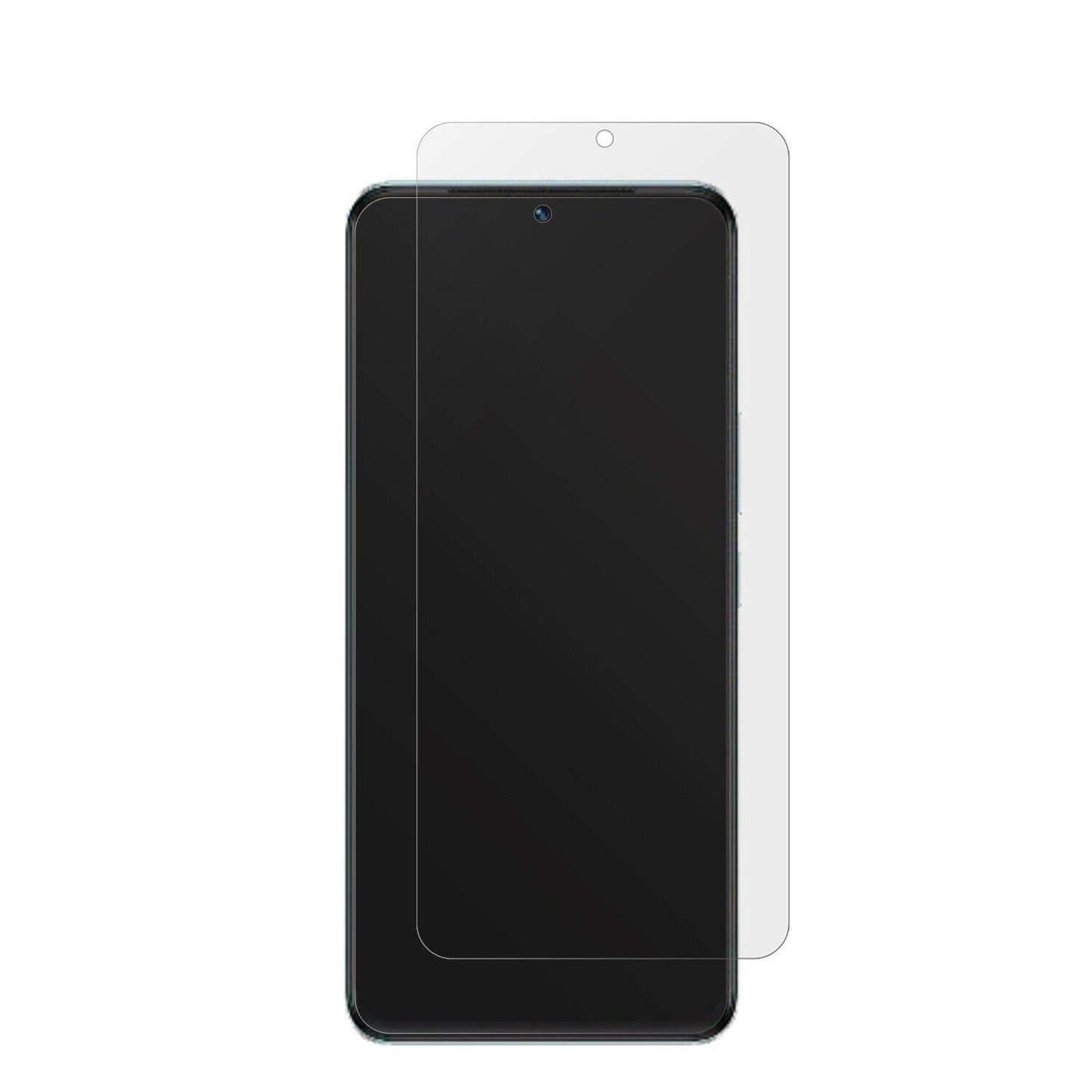 VivoT1 Pro 5G mit aufgebrachter dipos Displayschutzfolie, die lästige Fingerabdrücke minimiert