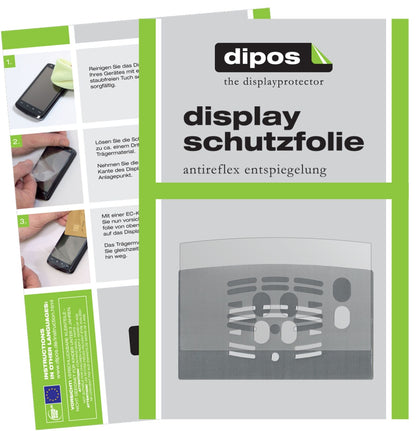 DeLonghiECAM 24.467.S Cappuccino Tropfblech mit aufgebrachter dipos Displayschutzfolie, die lästige Fingerabdrücke minimiert