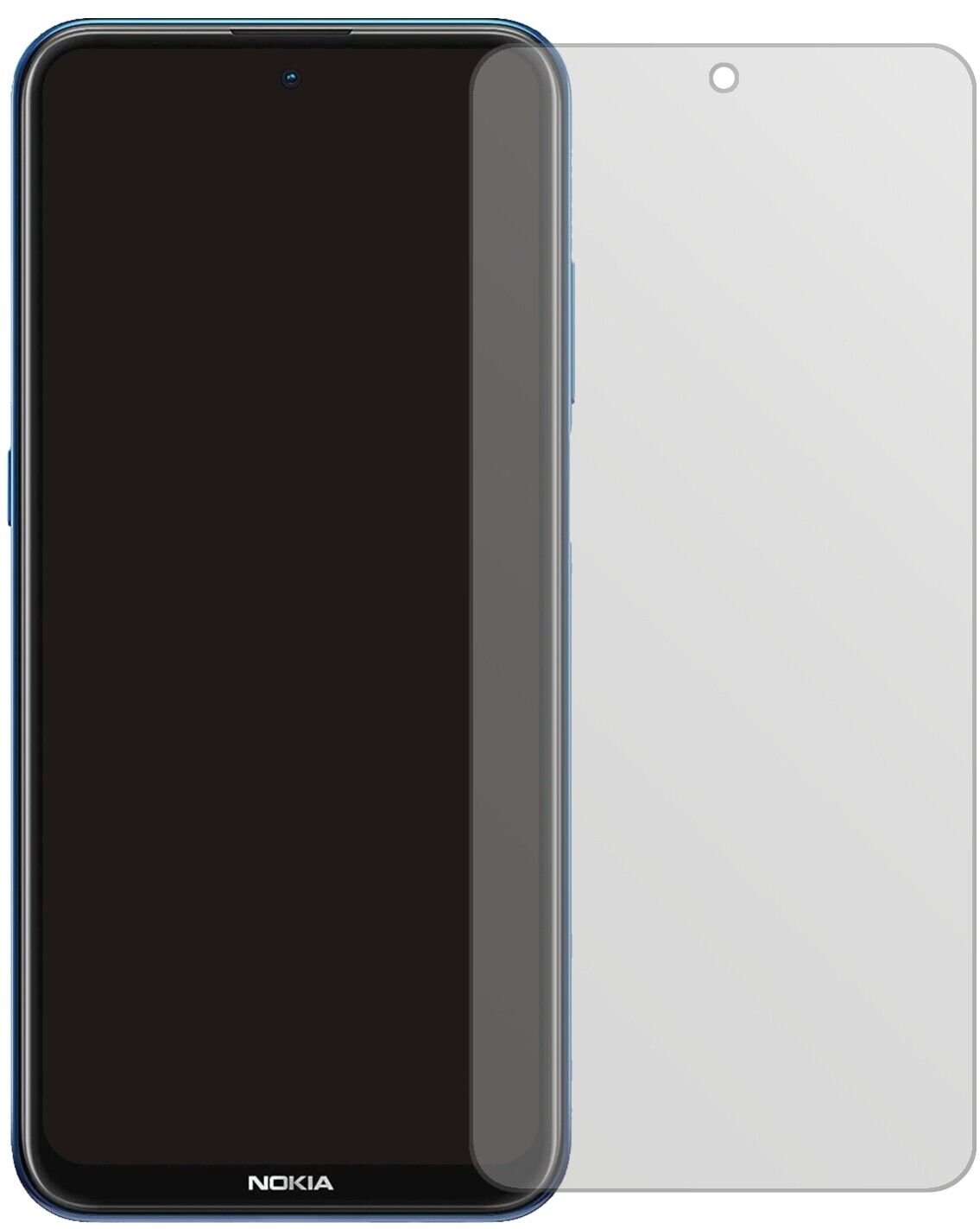 5x Schutzfolie matt für Nokia X10 5G Display-Schutzfolie