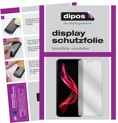 1x Schutzfolie klar für Sharp Aquos Zero Display-Schutzfolie