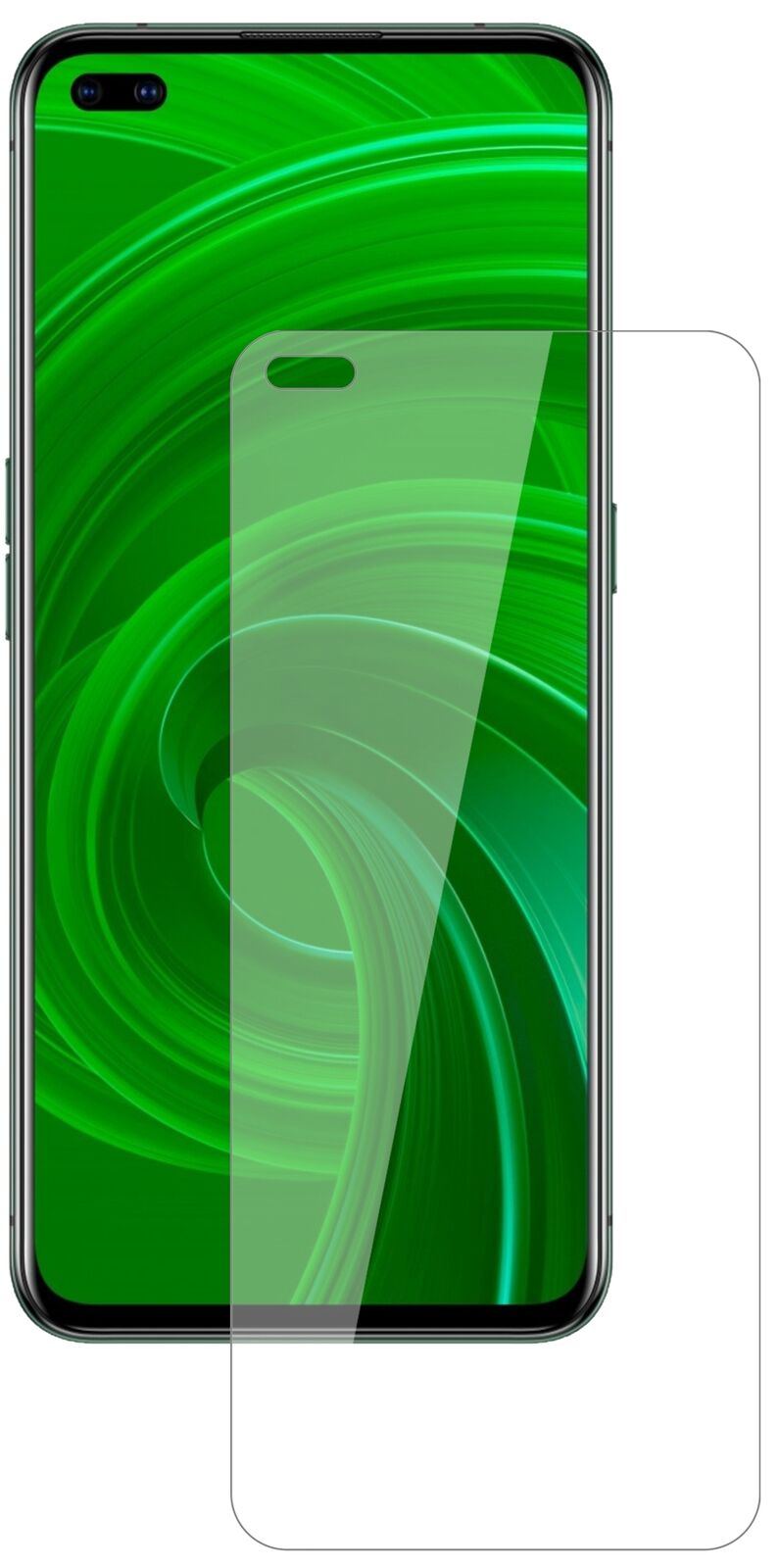 1x 9H Schutzfolie für Oppo Realme X50 Panzerfolie