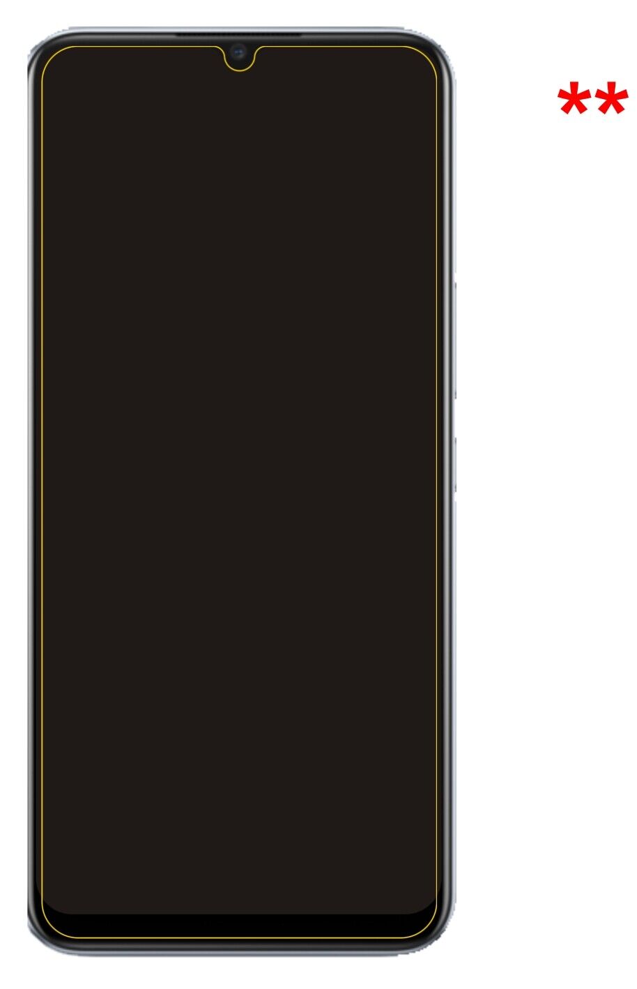 1x 9H Schutzfolie matt für Oppo Realme V3 5G Panzerfolie