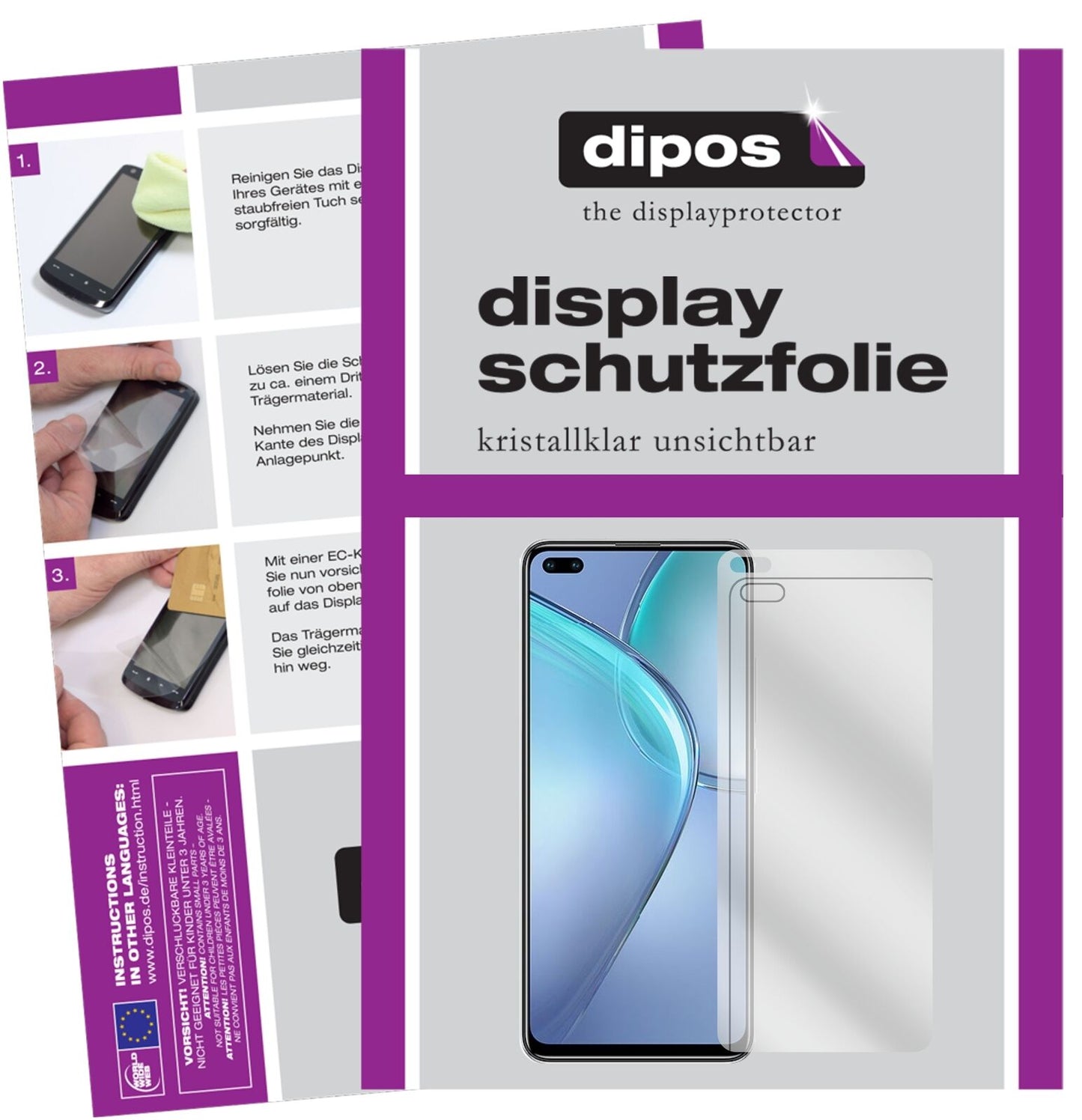 5x Schutzfolie klar für Infinix Zero 8 Display-Schutzfolie