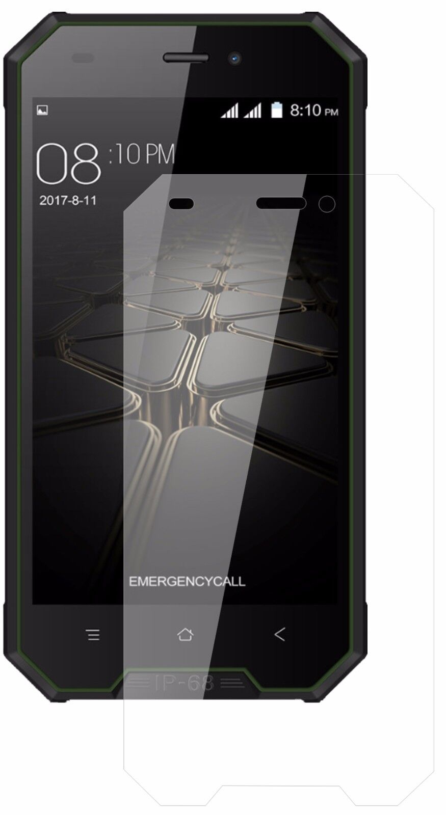 1x 9H Screen Protector for Blackview BV4000 Pro