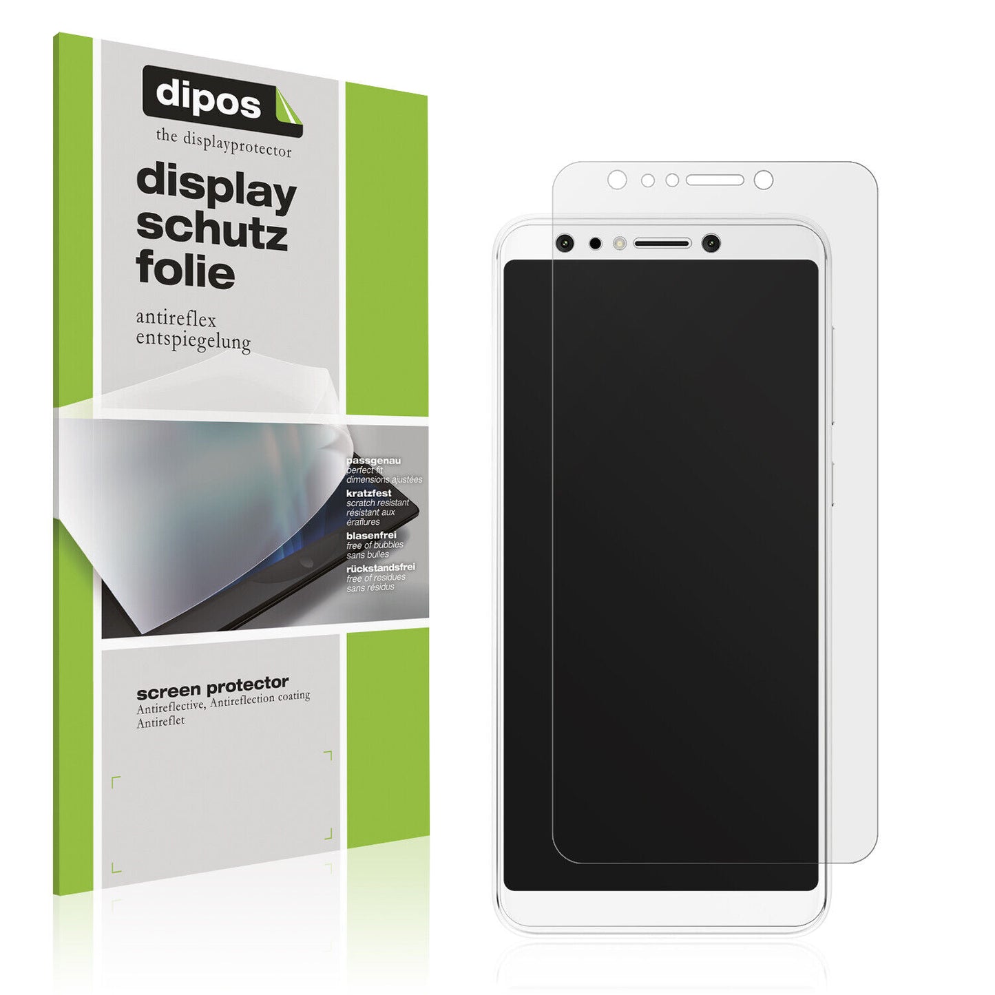 5x Schutzfolie matt für Asus Zenfone 5 Selfie Pro Display-Schutzfolie