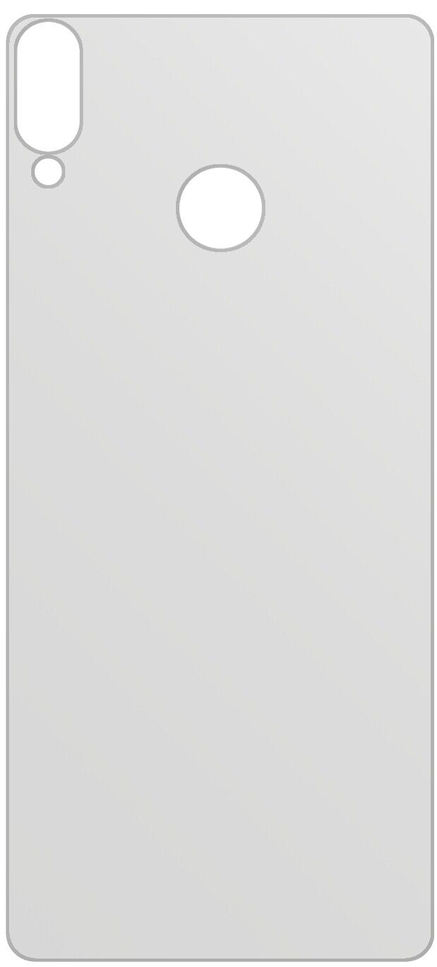 dipos Displayschutz für Honor 8X Max Rückseite, mattierte Oberfläche, geringe Dicke und perfekte Passform