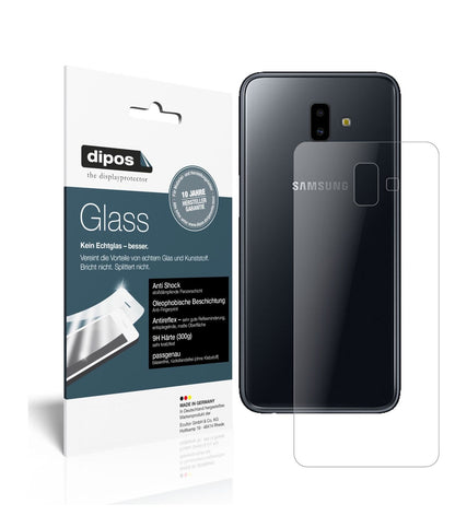 1x 9H Schutzfolie matt für Samsung Galaxy J6 Plus (2018) Rückseite Panzerfolie