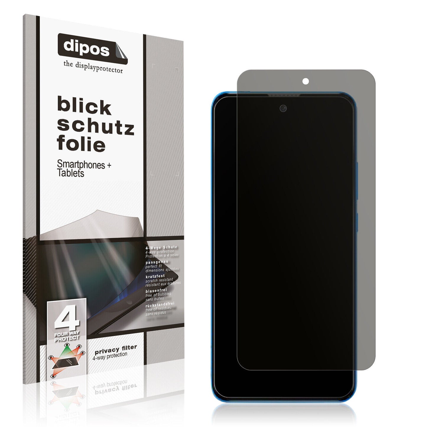 Blickschutzfolie für Walton Primo RX8 Mini matt Schutzfolie Privacy